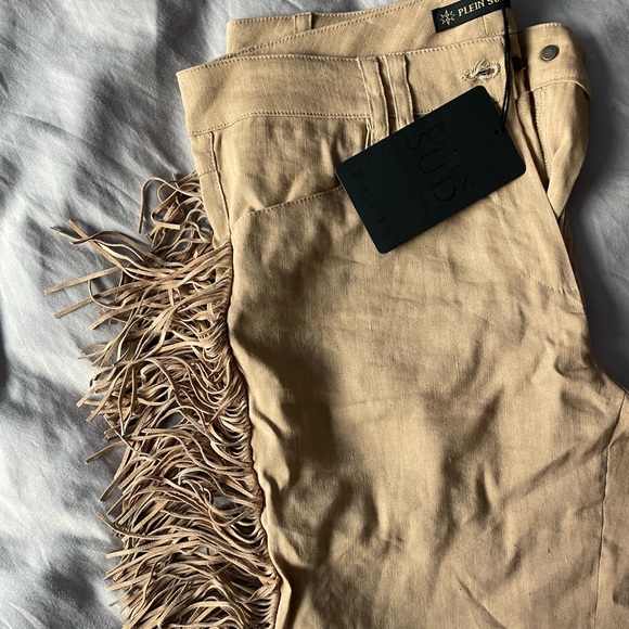 Rare Plein SUD made in Italy linen side fringe - Picture 9 of 12